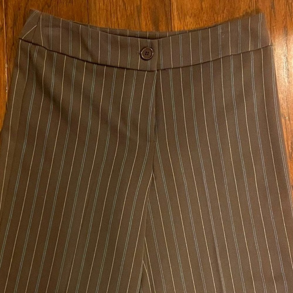 3/4th brown stripes pants
